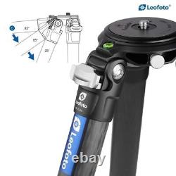 Leofoto LM-324CL Long Tripod with 75mm Bowl and LB-75S Leveling Base for Camera