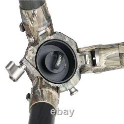 Leofoto LM Summit CAMO LM-365C 10Layer Carbon Hollow-out Spider 75mm Bowl Tripod