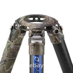 Leofoto LM Summit CAMO LM-365C 10Layer Carbon Hollow-out Spider 75mm Bowl Tripod