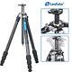 Leofoto Lo-224c Tripod Carbon Fiber Lightweight Video Tripod With Built-in Ball