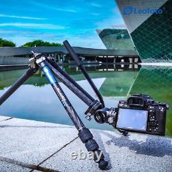 Leofoto LO-224C Tripod Carbon Fiber Lightweight Video Tripod with Built-In Ball