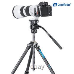 Leofoto LO-224C Tripod Carbon Fiber Lightweight Video Tripod with Built-In Ball