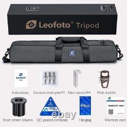 Leofoto LO-284C Lightweight Video Carbon Fiber Tripod with Built-In Ball & Bag