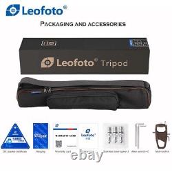 Leofoto LS-255CEX 5 Sec Carbon Fiber Professional Lighter Leveling Base Tripod