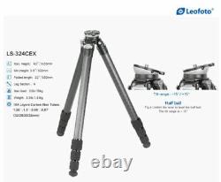 Leofoto LS-324CEX Leveling Base Professional Camera Tripod TORAYCA carbon fiber