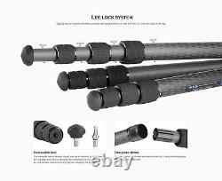 Leofoto LS-324CL Extra Long Carbon Fiber Tripod for Spring Camera for Travel