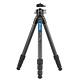 Leofoto Ls-324cx Tripod With Lh-40lr Ball Head Carbon Fiber With Center Column