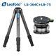 Leofoto Ls-364c+lb-75 Professional Carbon Fiber Camera Tripod & Levelling Base