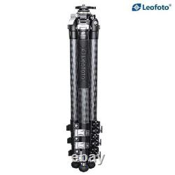 Leofoto LV-284C+BV-5 Compact Video Tripod Kit Carbon Fiber with Center Column