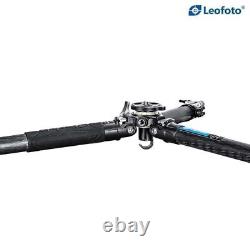 Leofoto LV-284C+BV-5 Compact Video Tripod Kit Carbon Fiber with Center Column