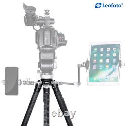 Leofoto LVM-324C Tripod 4-Section Carbon Fiber Video Tripod with 75mm Bowl