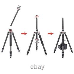 Lightweight Carbon Tripod/Monopod JUSINO TK-254C with Ball Head FGS-30