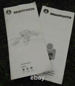 Manfrotto 055 MF3 carbon fibre tripod with 804RC2 Head