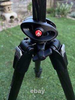 Manfrotto 055CX3 Carbon Tripod with 496rc2 Head Good Condition
