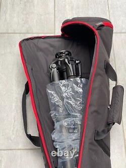 Manfrotto 057 Carbon Fibre 4 Section Geared Tripod + bag (Used only for 1 shoot)