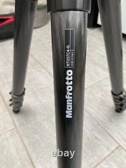 Manfrotto 057 Carbon Fibre 4 Section Geared Tripod + bag (Used only for 1 shoot)