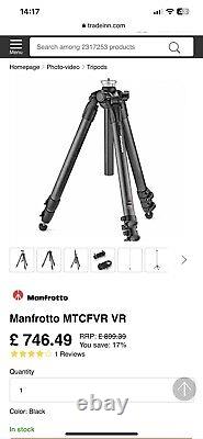 Manfrotto 057 PRO VR MTCFVR Carbon Tripod, same model as Manfrotto 057 MT057C3