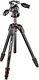 Manfrotto 190 Go! Carbon Fibre 4 Section Tripod Withtwist Locks Kit With 3 Way Hea