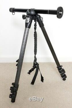 Manfrotto 190MF3 carbon fibre and magnesium tripod with bag & strap, boxed