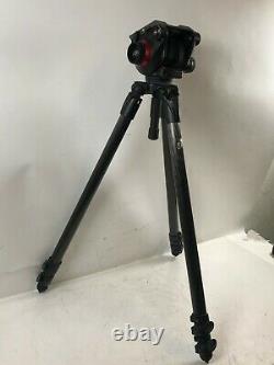 Manfrotto 535 Carbon Fiber 2-Stage Video Tripod, 3-Section, (504HD, 535K)