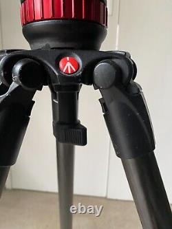 Manfrotto 535 MPRO Carbon Fibre 2-Stage Video Tripod with head MVH502A