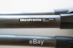 Manfrotto 536 Carbon Fiber Professional Tripod MBAG80PN Case 100mm Bowl 10- 80