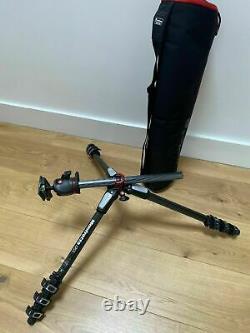 Manfrotto MT055CXPRO4 4 Section Full Carbon and Magnesium Tripod, NEW NOT USED