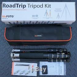 MeFoto RoadTrip C1350Q1 Carbon Fiber Tripod / Monopod Kit Titanium