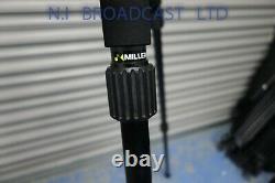 Miller DS20 tripod with SOLO carbon fibre legs and carrying bag (Ref 2)