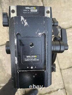 Miller Tripod ARROW 25 2 stage carbon legs, mid spreader and carry case
