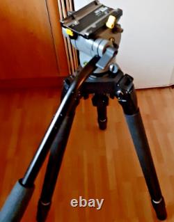 Miller solo carbon fibre tripod with DS10 FLUID HEAD NICE