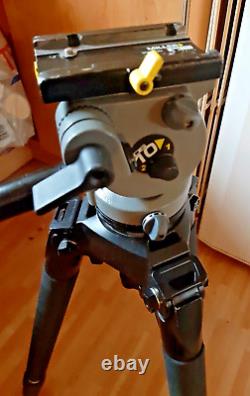 Miller solo carbon fibre tripod with DS10 FLUID HEAD NICE