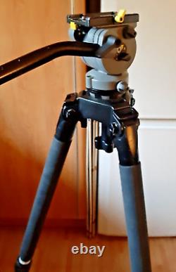 Miller solo carbon fibre tripod with DS10 FLUID HEAD NICE