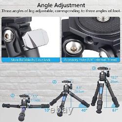 Mini Tripod Portable Compact Carbon Fiber Travel tripod Desktop With Ball Head