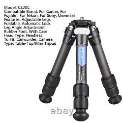 Mini Tripod Portable Compact Carbon Fiber Travel tripod Desktop With Ball Head