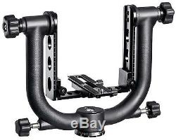 Movo GH1000 Carbon Fiber Double Gimbal Tripod Head with Arca-Swiss Release Plate