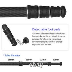 N284D Tripod Carbon Fiber Portable Professional with Ball Head for Video Camera