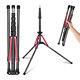 Neewer 220cm Portable Travel Tripod Light Stand Carbon Fiber&180°reversible Legs