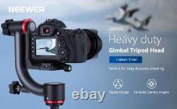 NEEWER GM100 Carbon Fiber Gimbal Tripod Head UK Warranty Free Shipping