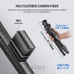 NEEWER LITETRIP LT32 62''Travel Tripod Carbon Fiber for Peak Design Capture V3