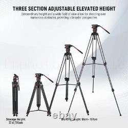 NEEWER TP76 Carbon Fibre Tripod with Hydraulic Head 197CM Professional Video