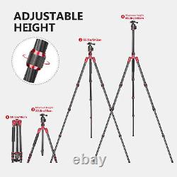 Neewer 66 inches/168 centimeters Carbon Fiber Camera Tripod with Ball Head