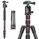 Neewer 79 Inches Carbon Fiber Camera Tripod Monopod With 2 Center Axis, Ball Head