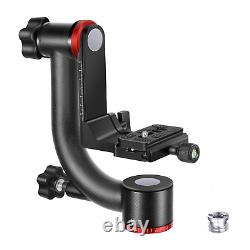 Neewer GM100 Heavy Duty Carbon Fiber Gimbal Tripod Head with Quick Release Plate