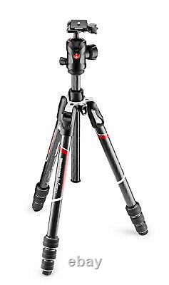 New Manfrotto Befree GT Pro Carbon Fibre Camera Tripod + Case MKBFRTC4GT-BH