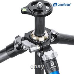Open Box Leofoto LO-224C+BV-1R Professional Carbon Fiber Tripod with Fluid Head