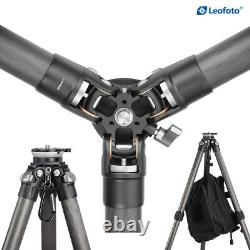 Open Leofoto LS-324CEX Leveling Base Professional Camera Tripod Carbon Fiber 60
