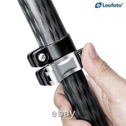 Open Leofoto LV-324C+BV-10 Carbon Fiber Video Tripod Kit with Center Column