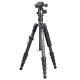 Professional Carbon Fiber Tripod 5 Sections Monopod With Ball Head For Slr Camera