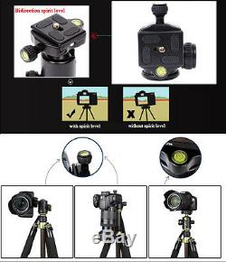 Professional SYS500C Carbon Fiber DSLR Camera Tripod Monopod BallHead Heavyduty